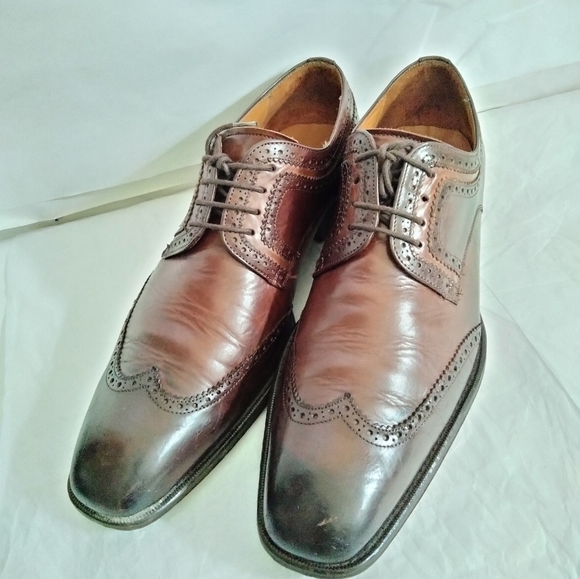 Mezlan Men\'s Custom  Elegant  Leather Shoes Size 8.5M miner main image 6